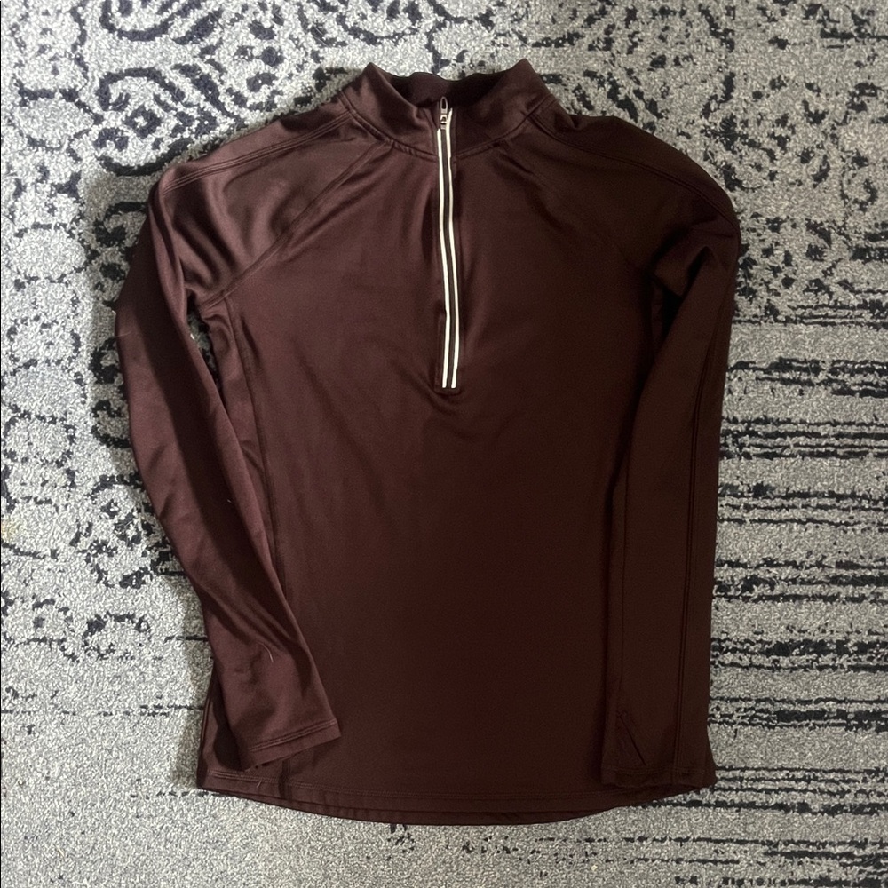 Women’s Hind Maroon Quarter-Zip Pullover for Winter running or other sports!